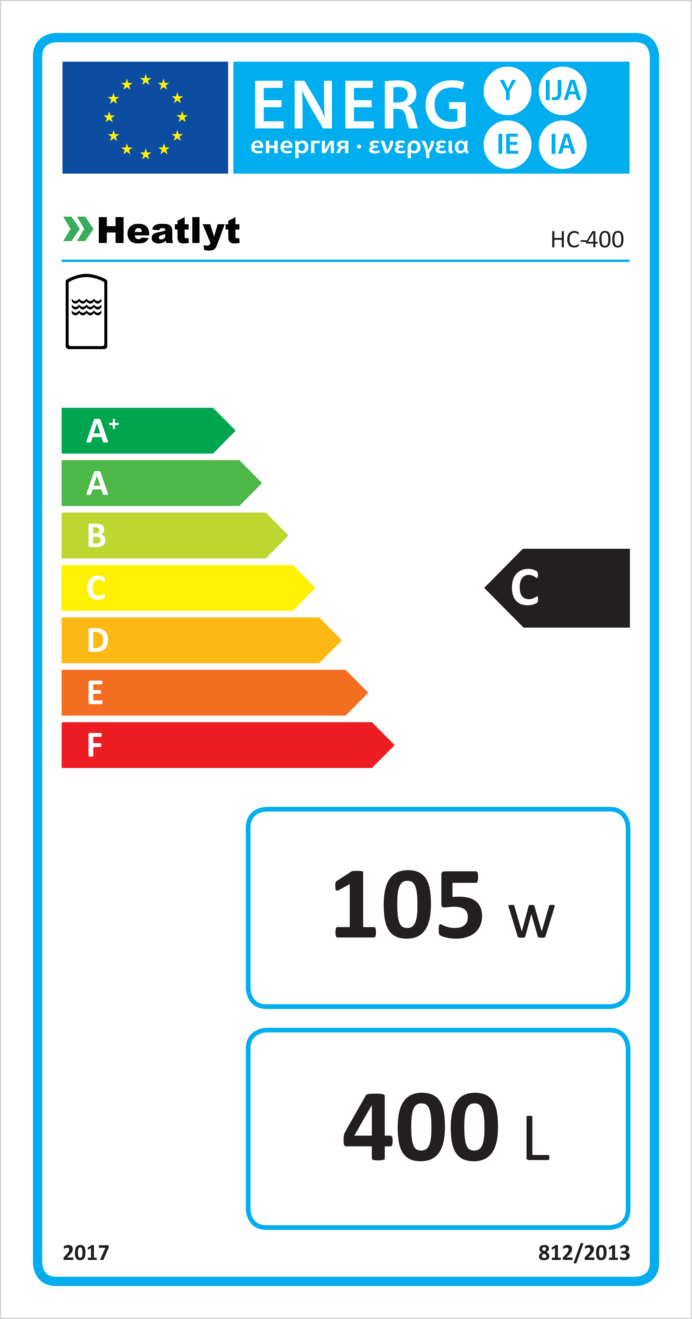 ErP label HC-400